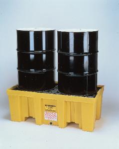 Secondary Spill Containment Pallets with Grating, Eagle Mfg