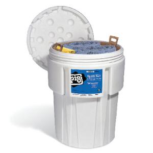 PIG® Spill Kit in 95-Gallon Overpack Salvage Drum, New Pig