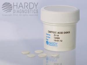 Caffeic acid disks