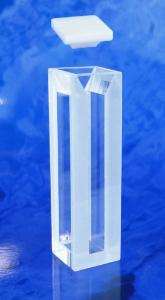 Semi-Micro Fluorescence Cuvette with PTFE Cover (Lightpath: 10 mm), Type 9FL