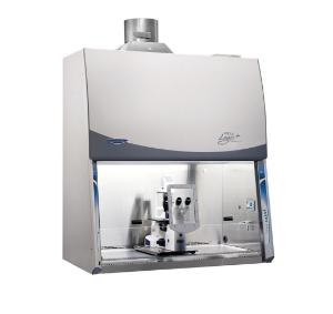 Purifier Cell Logic+ Class II Type B2 Biosafety Cabinet, Shown with Microscope