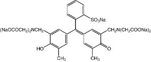 Xylenol orange tetrasodium salt 0.1% (w/v) in aqueous solution
