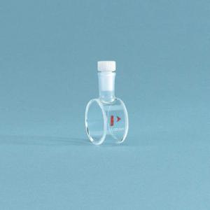 NIR Quartz SUPRASIL 300 macro cylindrical cell with PTFE stopper, 10 mm