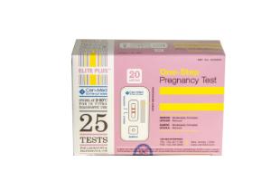 Elite Plus Urine and Serum Pregnancy Test Kits, Precision Medical Devices