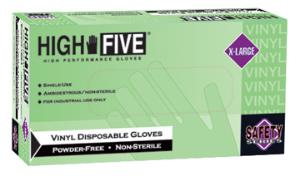 High Five Industrial Grade Disposable Vinyl Gloves, Powder-Free, Microflex®, Ansell