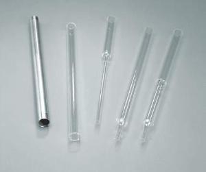 Combustion tube for CHN analysis, quartz