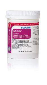 Klercide sporicidal active chlorine unit dose concentrate, Ecolab