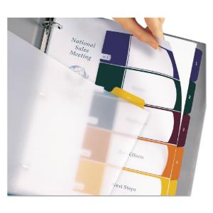 Avery® Ready Index® Translucent Multicolor Table of Contents Dividers