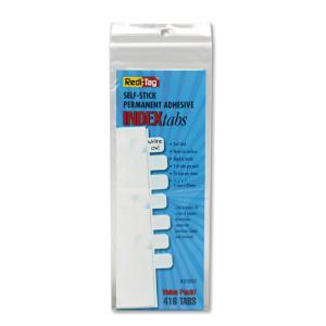 Easy-To-Read Side-Mount Self-Stick Plastic Index Tabs, Redi-Tag