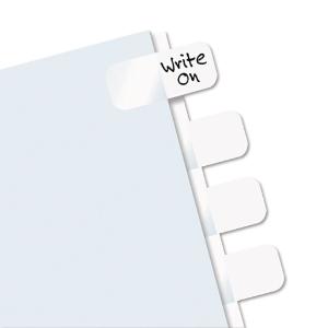 Easy-To-Read Side-Mount Self-Stick Plastic Index Tabs, Redi-Tag