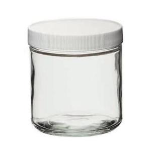 CP jar clear straight-sided round jars 185 ml CS24