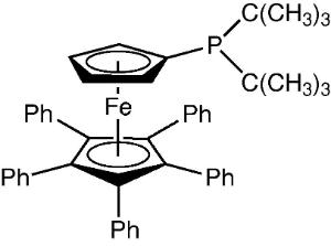 1,2,3,4,5-Pentaphenyl-1'-(di-tert-butylphosphino)ferrocene CTC-Q-PHOS ≥95%