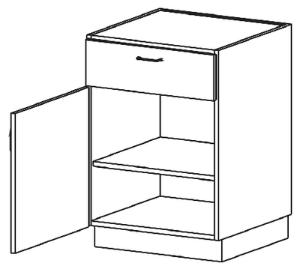 Casework, Laminate, Sitting Height Base Cabinets, Cupboard and Drawer Cabinet