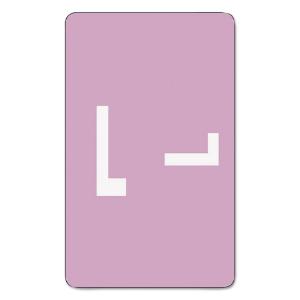 Label folder letter, L