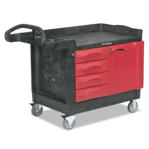 Four-Drawer and Cabinet Cart, Small