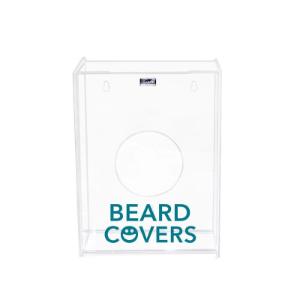 Beard cover dispenser iso vew open hinge