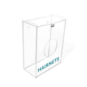 Hairnets dispenser front view