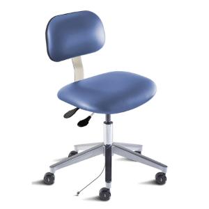 Bridgeport series combination ISO 6 cleanroom ESD/static control chair, low seat height range