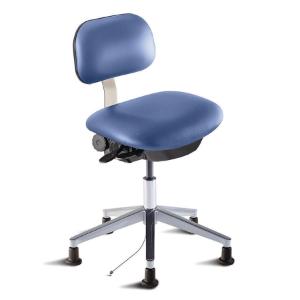 Bridgeport series combination ISO 3 cleanroom ESD/static control chair, medium seat height range