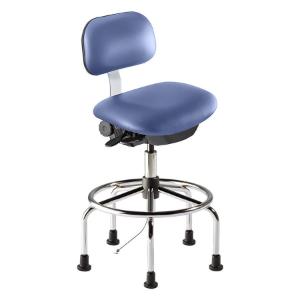 Bridgeport series combination ISO 4 cleanroom ESD/static control chair, high seat height range