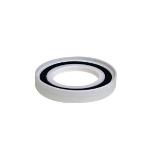 Metal to glass seal for NW flanges