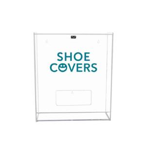 Shoe cover dispenser front view