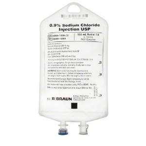 0.9% Sodium Chloride Injection USP, 100 ml fill in 150 ml PAB