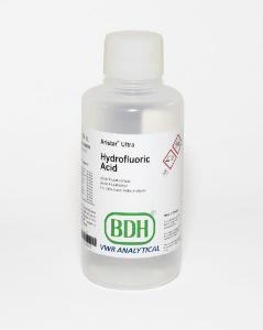 Hydrofluoric acid 47 - 51%, ARISTAR® ULTRA, Ultrapure for trace metal analysis, VWR Chemicals BDH®