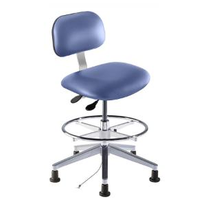 Bridgeport series combination ISO 5 cleanroom ESD/static control chair, medium seat height range