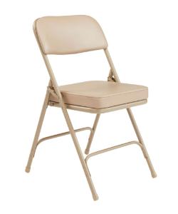 3200 Series Premium 2 Fabric Upholstered Double Hinge Folding Chair