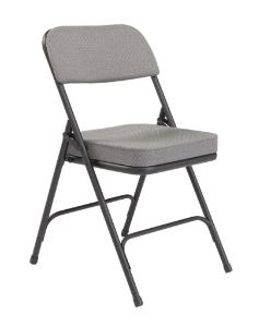 3200 Series Premium 2 Fabric Upholstered Double Hinge Folding Chair