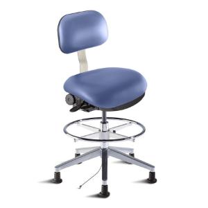 Eton series combination ISO 3 cleanroom ESD/static control chair, free float articulating control, medium seat height range