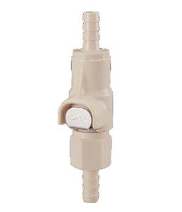 Nalgene® Valved, Barbed, Quick-Disconnect Fitting, Thermo Scientific