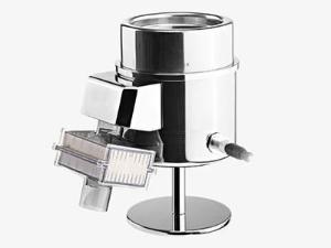 Stainless steel satellite with HEPA filter