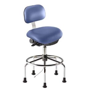 Eton series combination ISO 4 cleanroom ESD/static control chair, high seat height range