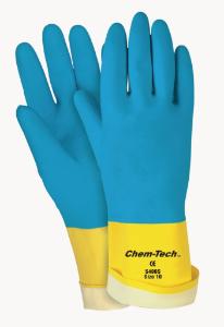 Chem-Tech Gloves Neoprene Over Latex Industrial Grade MCR Safety