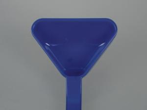 SteriPlast® Blue ladle with long handle in detail