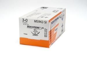 Reli® Redicaprone Undyed, Mf 3-0 Mfs-1, 36"