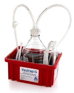 Vactrap™&nbsp;G vacuum trap system, glass bottle, bin, 2 L