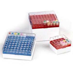 BioBox, 81-Place, for 3, 4 and 5 ml CryoClear™ Vials, Globe Scientific