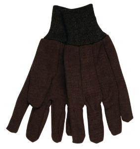 Cotton Gloves Brown Jersey MCR Safety