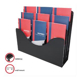 deflect-o® Three-Tier Document Organizer with Dividers