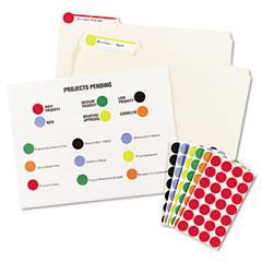 Print or Write-On Removable Color-Coding Labels, Essendant