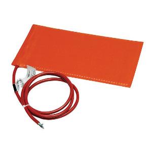BriskHeat® Silicone-Rubber Heater Blankets with Adhesive, for Metal Surfaces, 120 VAC, Cole-Parmer