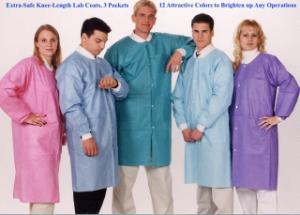 Extra-Safe lab coats - 3 pockets