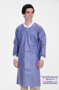 Extra-Safe lab coats - 3 pockets (Blueberry)