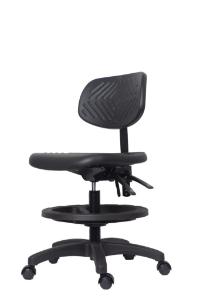 VWR® polyurethane laboratory chair, medium bench height