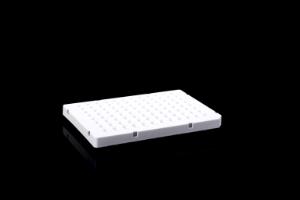 Low profile white 96-well plate, 0.1 ml