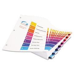 Avery® Ready Index® Contemporary Multicolor Table of Contents Divider Sets Uncollated in Bulk Packs