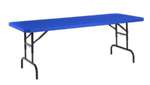 Height Adjustable Heavy Duty Folding Table